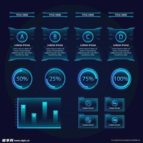 數據信息圖設計圖